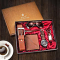 Kit Collection Masculino Com Relógio Cinto Carteira Caneta Chaveiro e Óculos - mixshopp